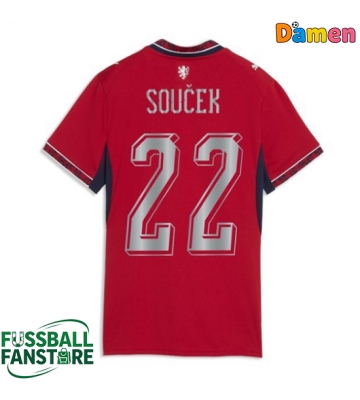 Tschechische Republik Tomas Soucek #22 Replik Heimtrikot Damen WM 2026 Kurzarm